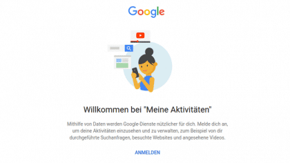 Google bittet Sie um mehr persönliche Daten